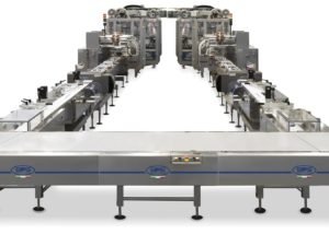 Complete and fully automatic system for high speed packing of wafers