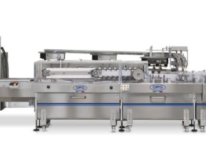 Complete and fully automatic system for sandwich biscuits