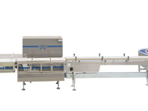 Complete and fully automatic system for biscuits on tray